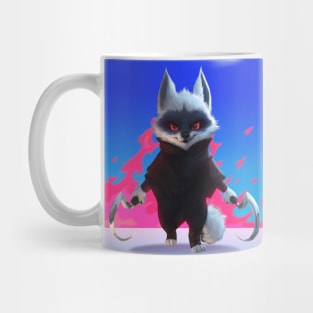 puss in boots little wolf death pink Mug